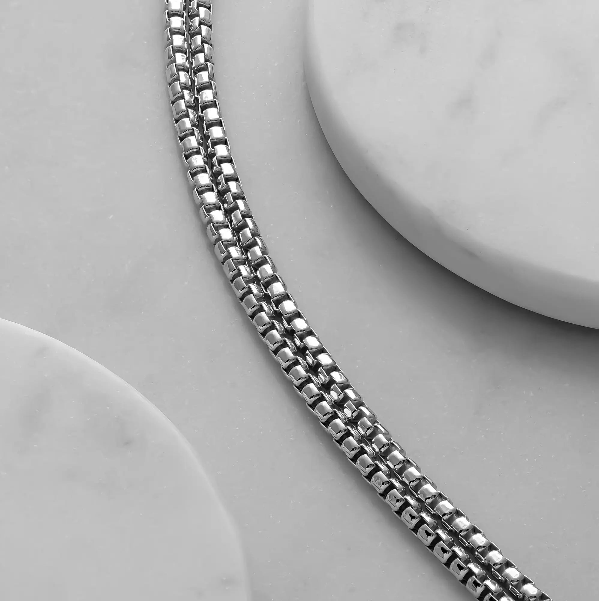 3mm Box Silver Chain