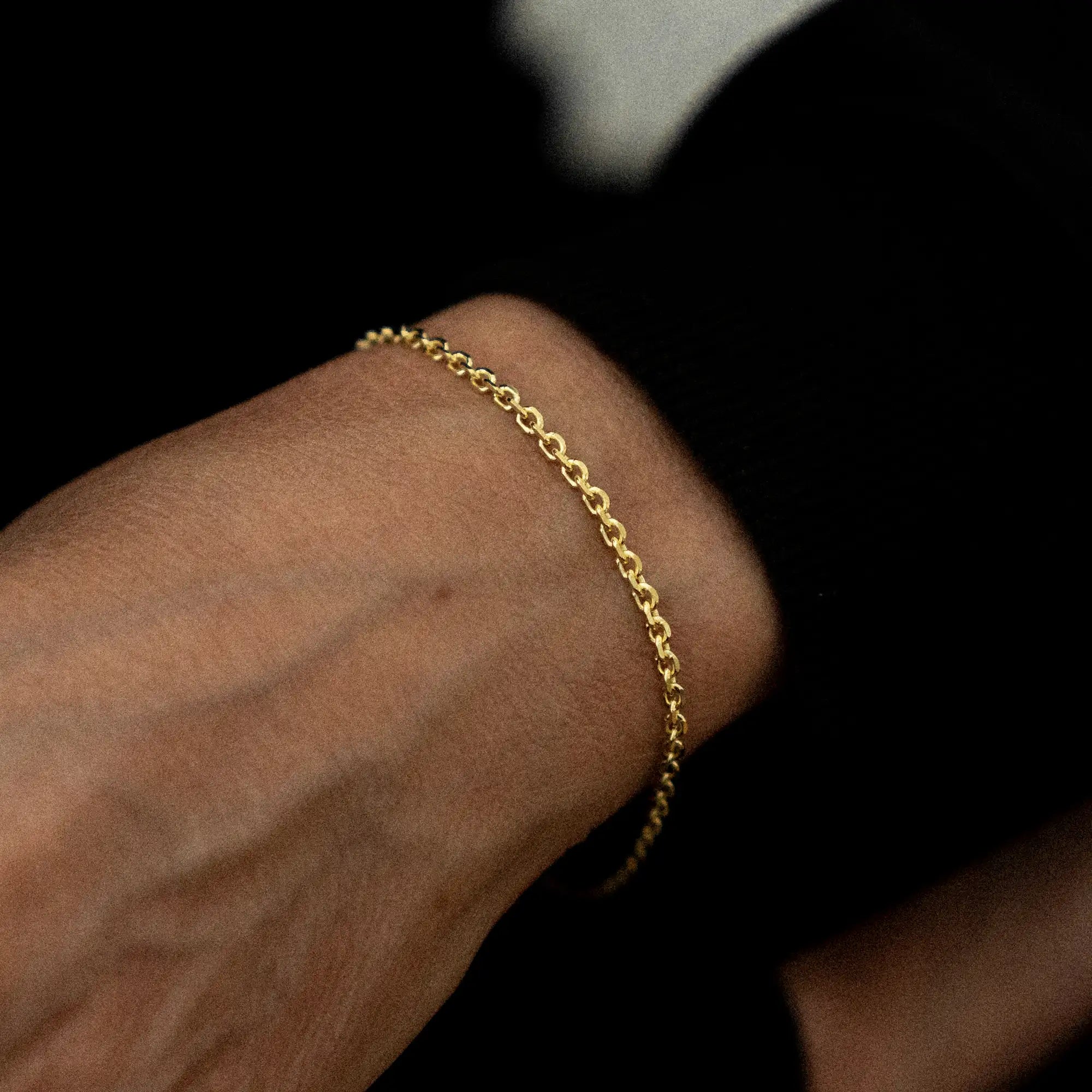 Cable Bracelet 2mm Gold