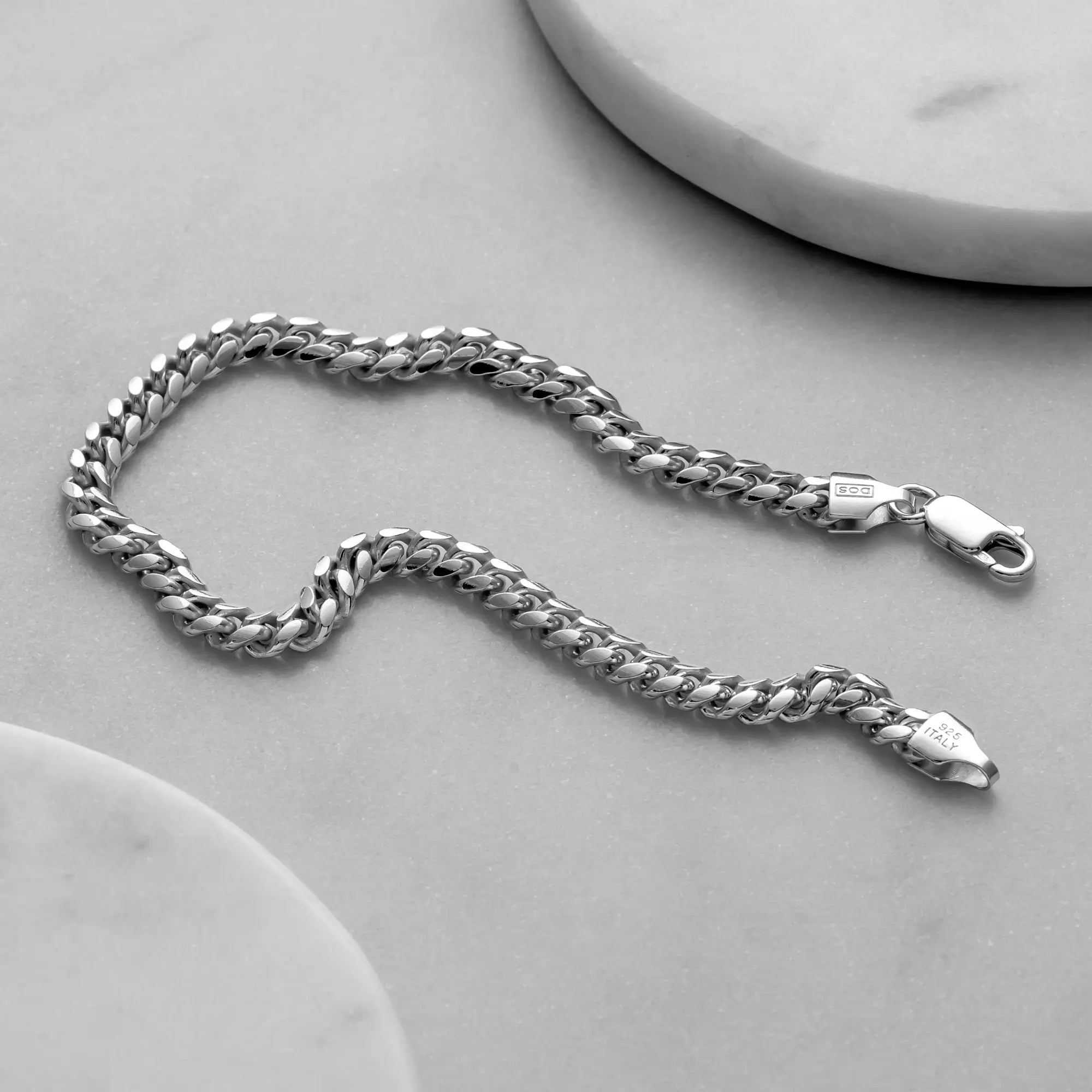 5mm Cuban Bracelet Silver