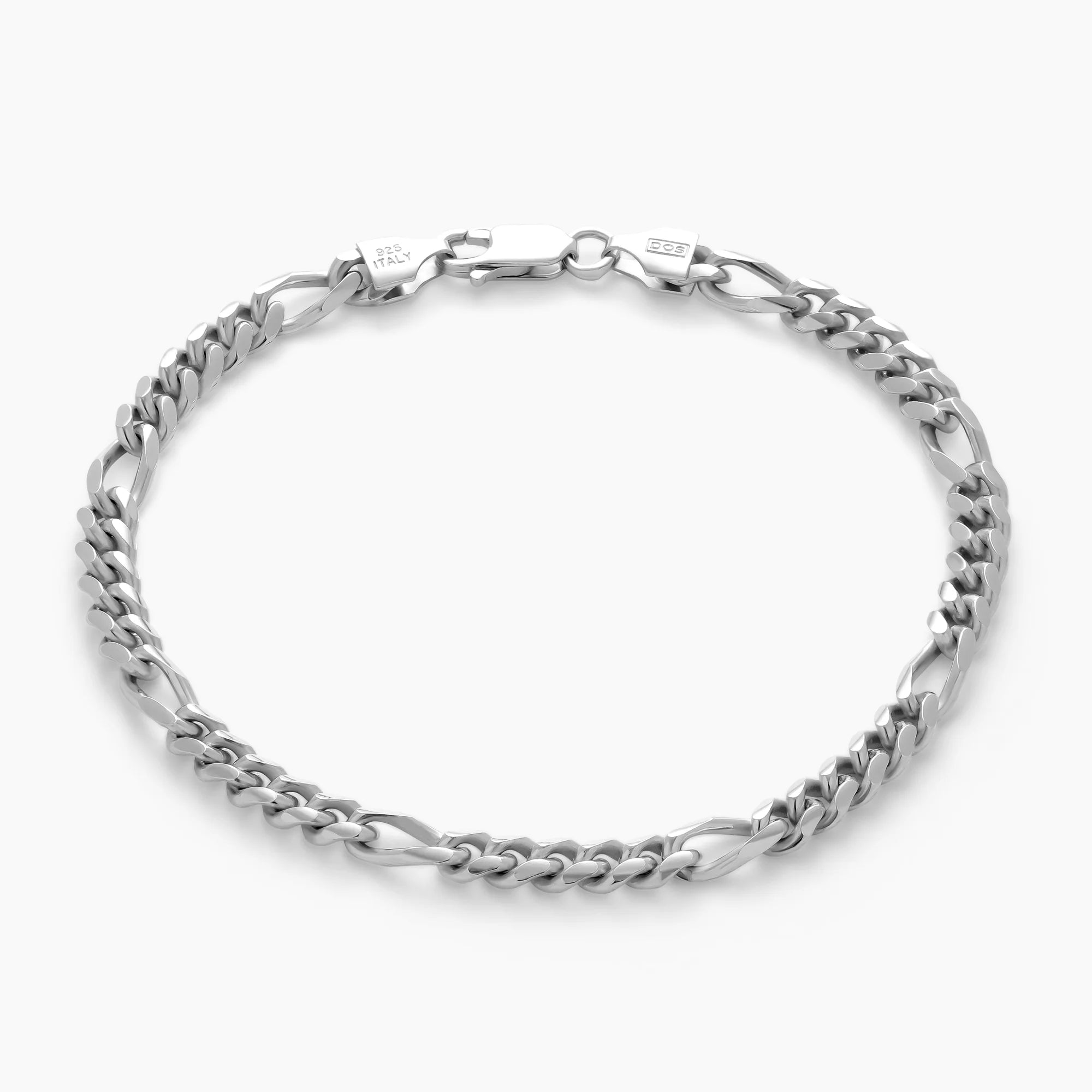 Figaro Chain Bracelet - 5mm - Men's Sterling Silver Bracelet Figaro Chain Bracelet - 5mm - Men's Sterling Silver Bracelet
