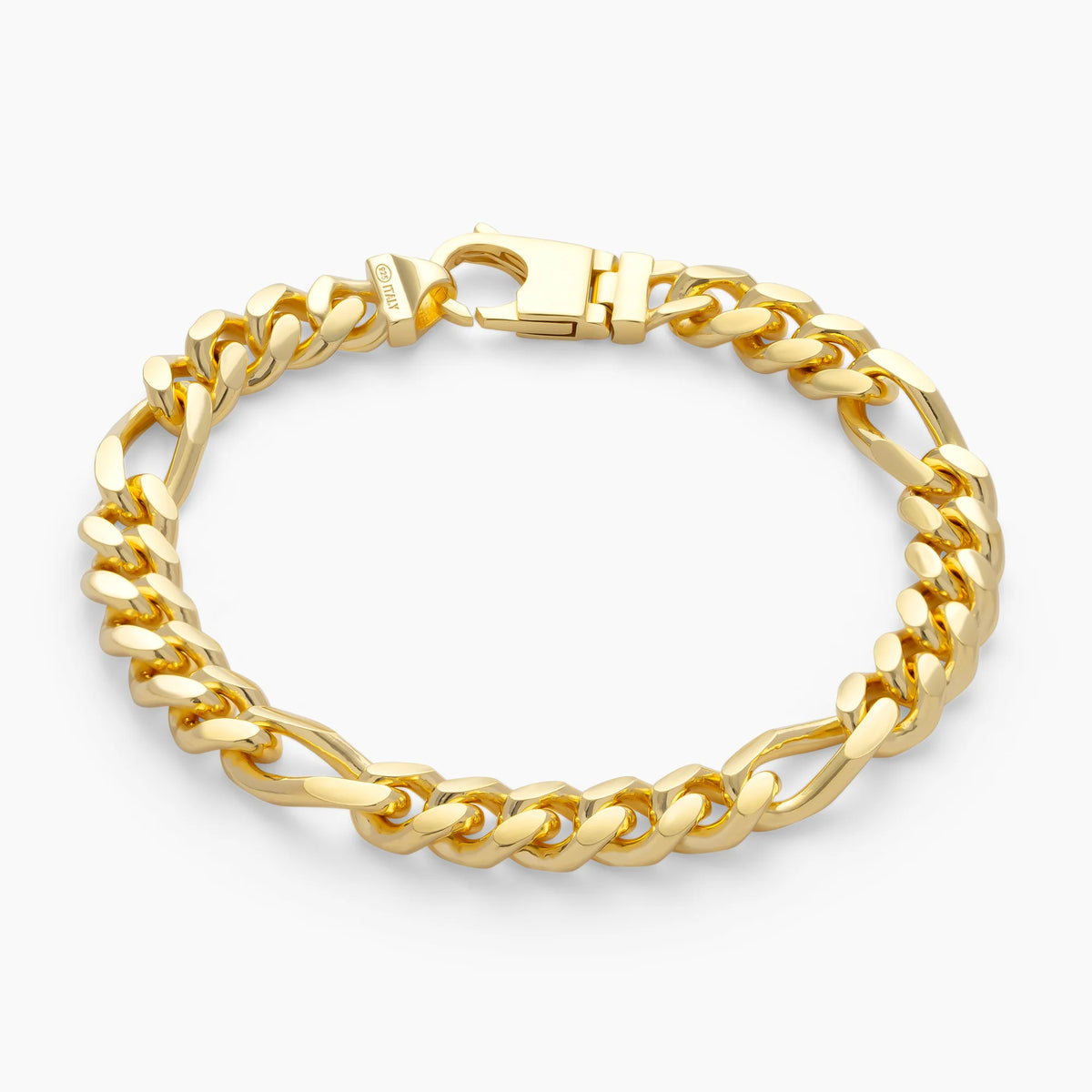 Figaro Bracelet - 8mm - Men's Gold Bracelet Figaro Bracelet - 8mm - Men's Gold Bracelet