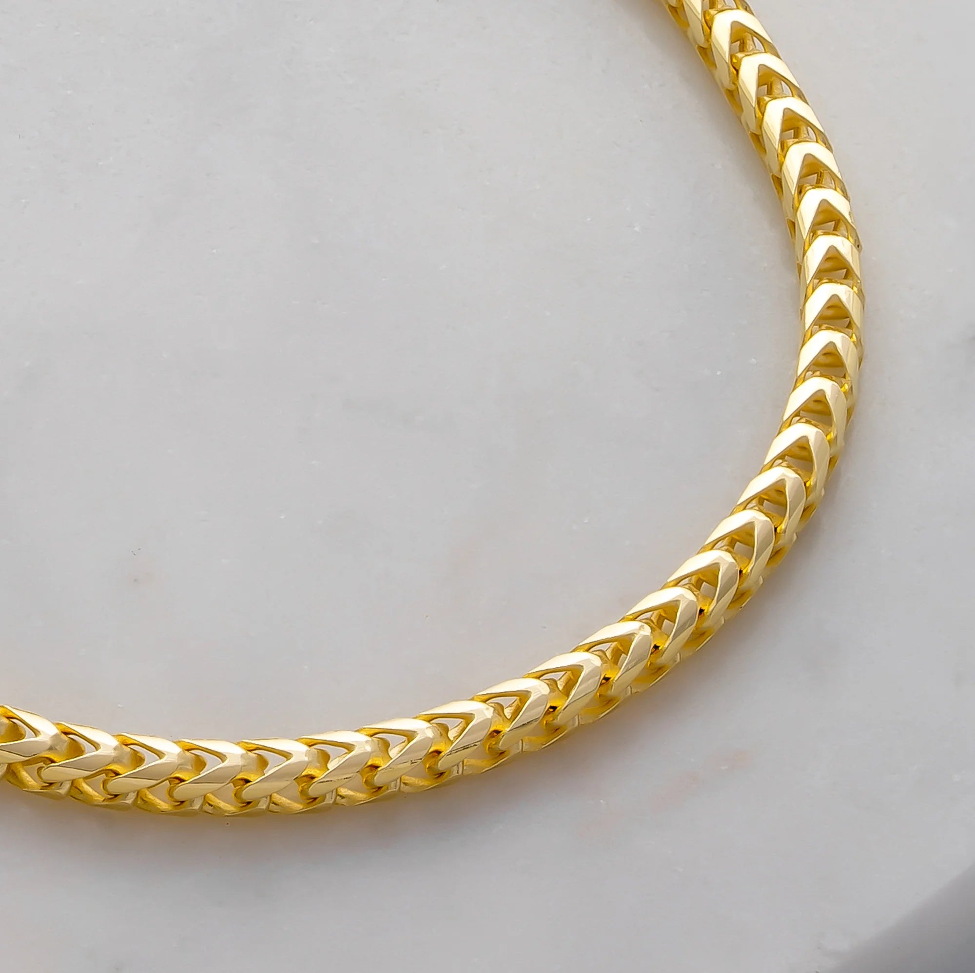 Franco 3mm Link 18K Gold Vermeil