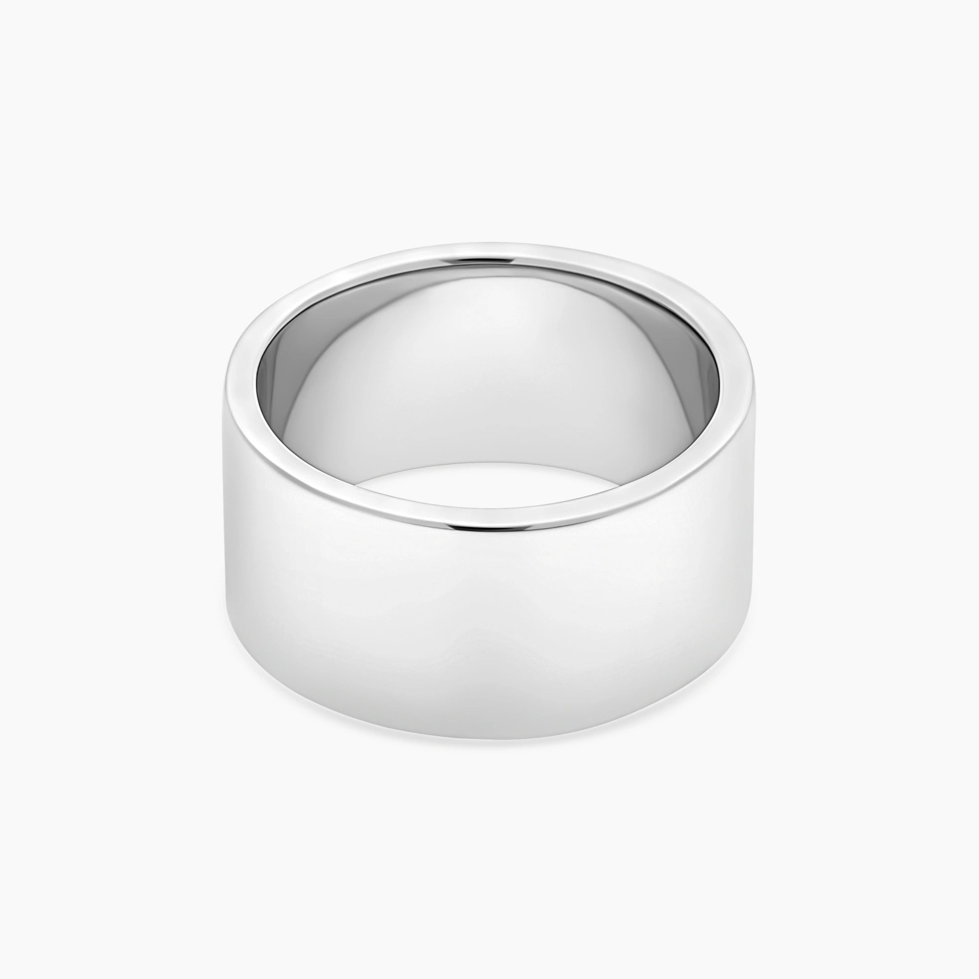 Polished 12mm Ring Sterling Silver - Front