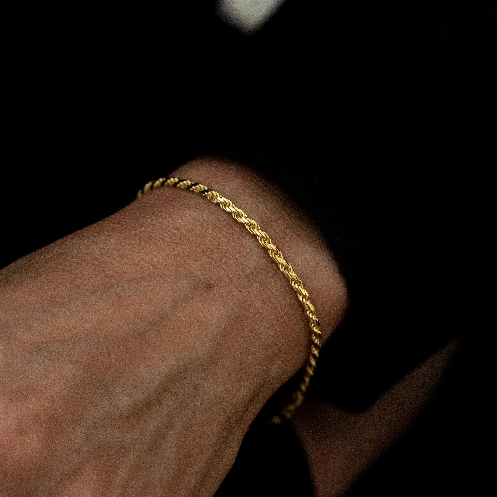 Rope Bracelet 2.5mm Gold