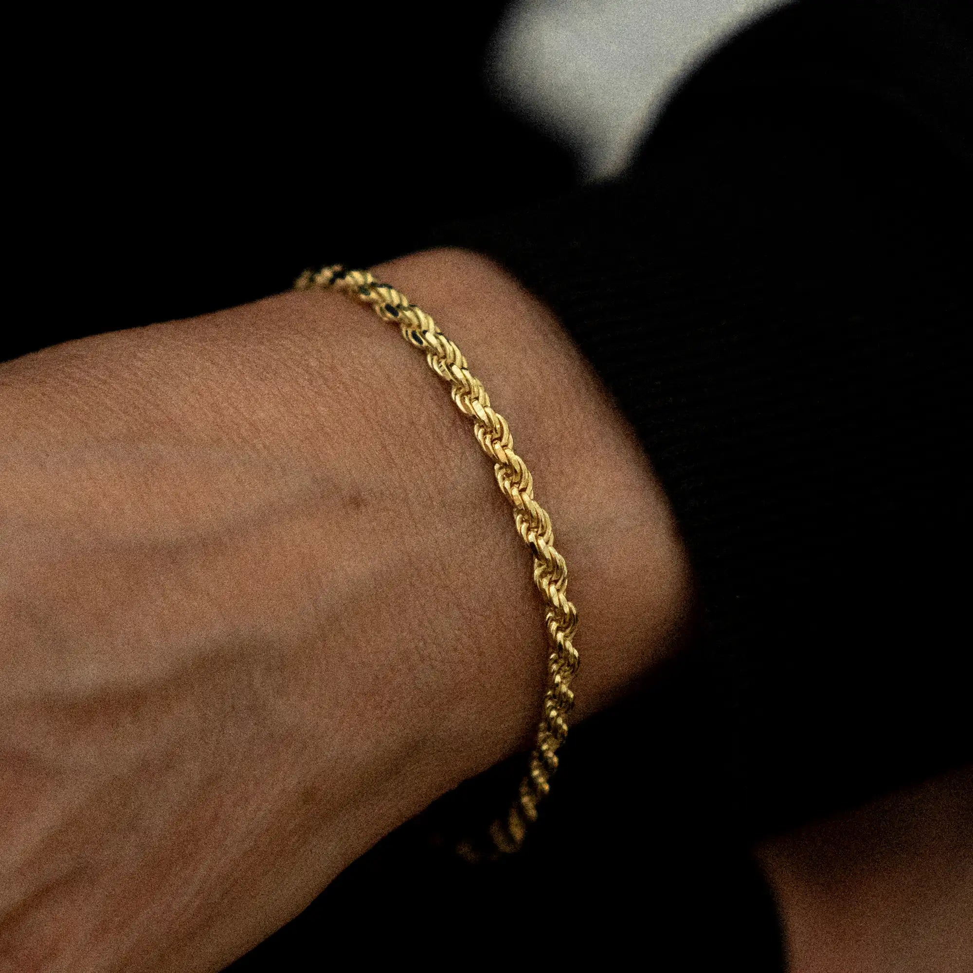 Rope Bracelet 4mm Gold