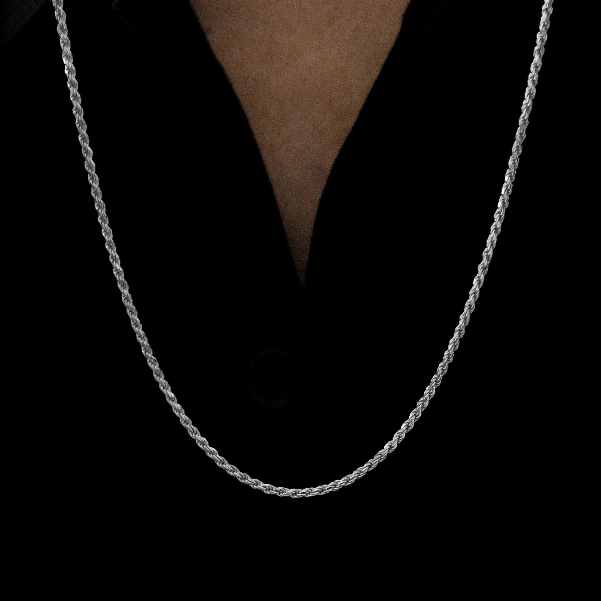 Rope Chain 2.5mm Sterling Silver