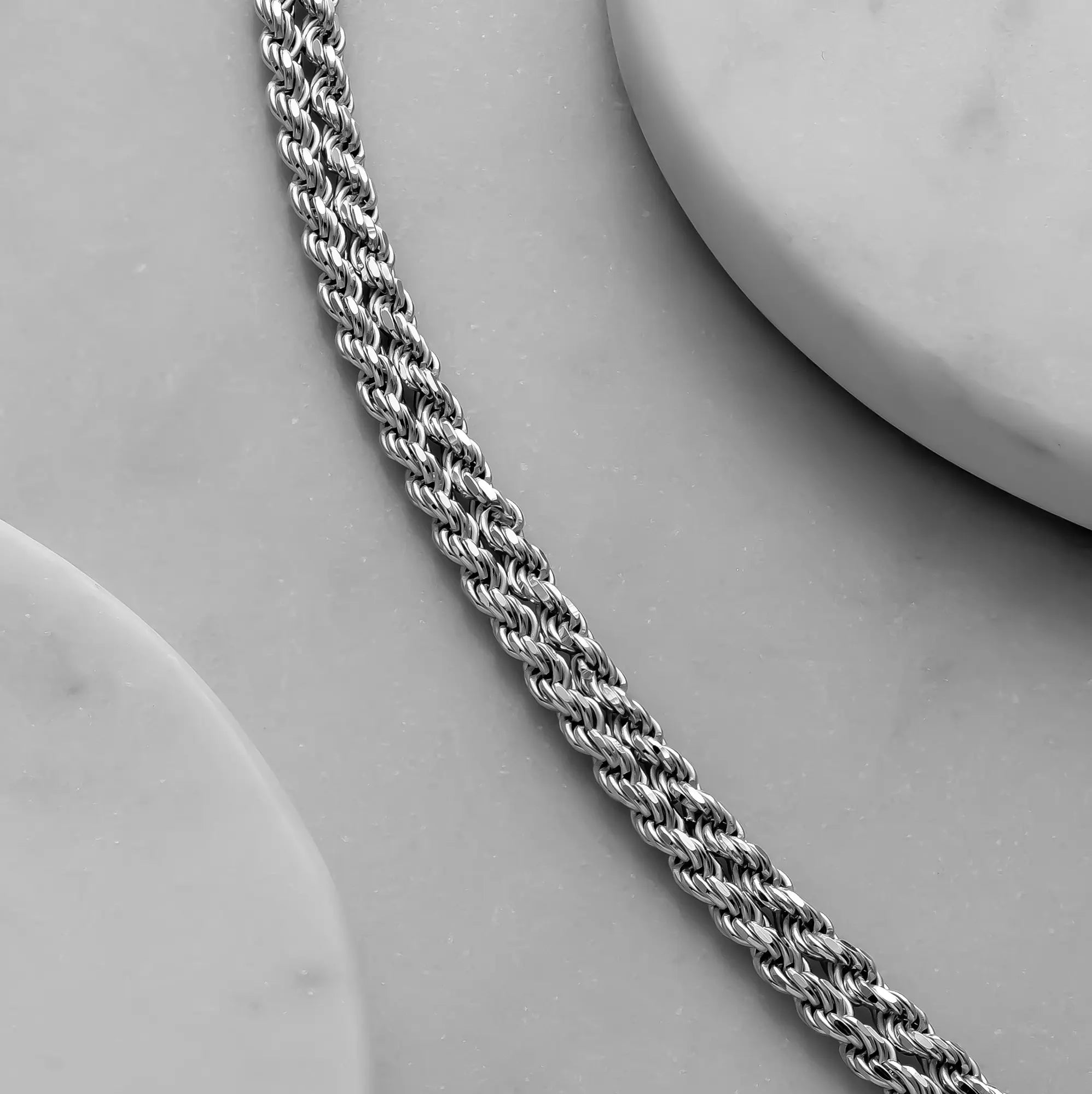 2.5mm Rope Chain Silver