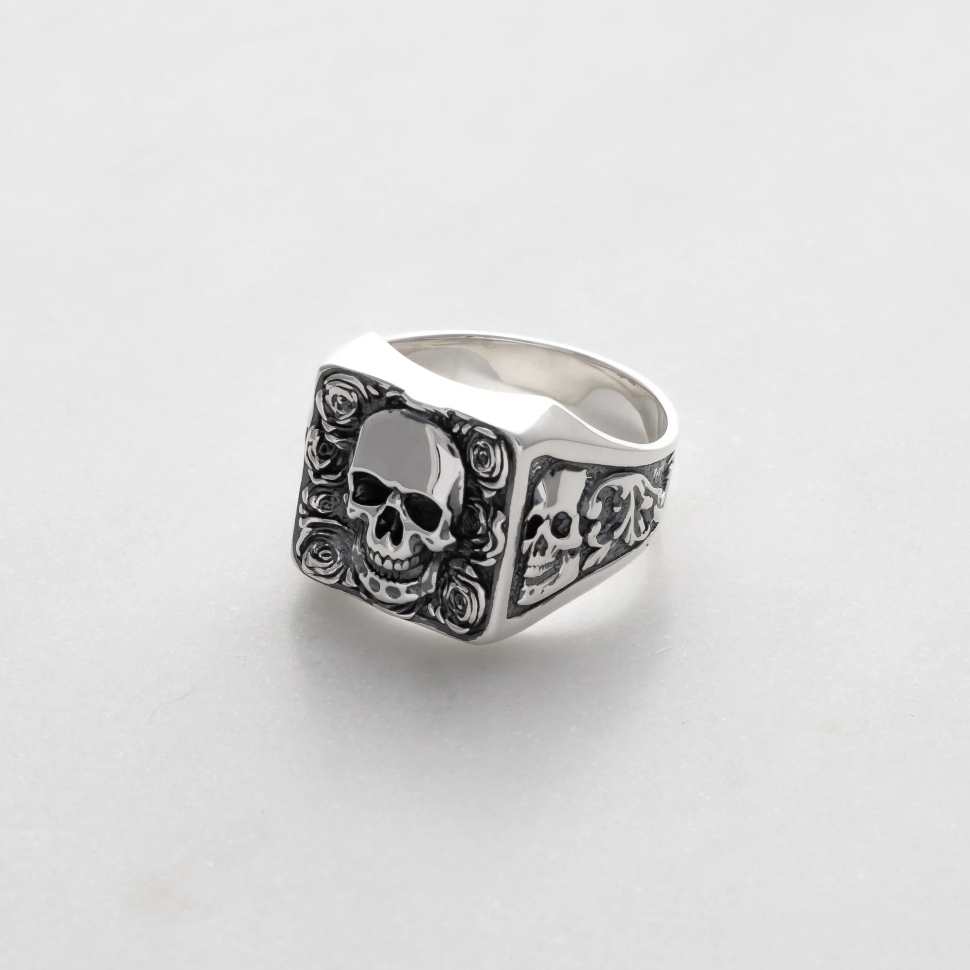 Skull Rose Ring
