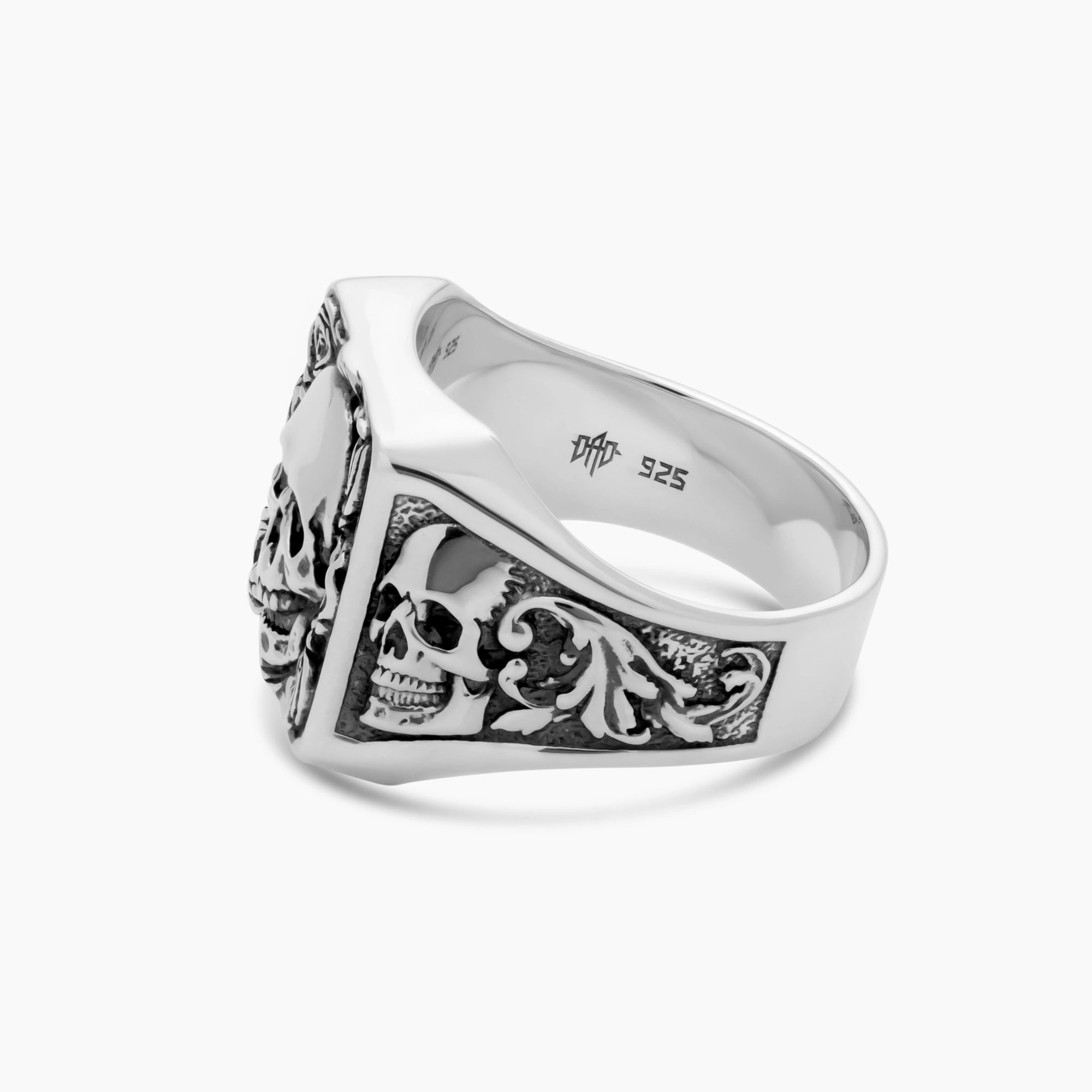Skull Rose Ring