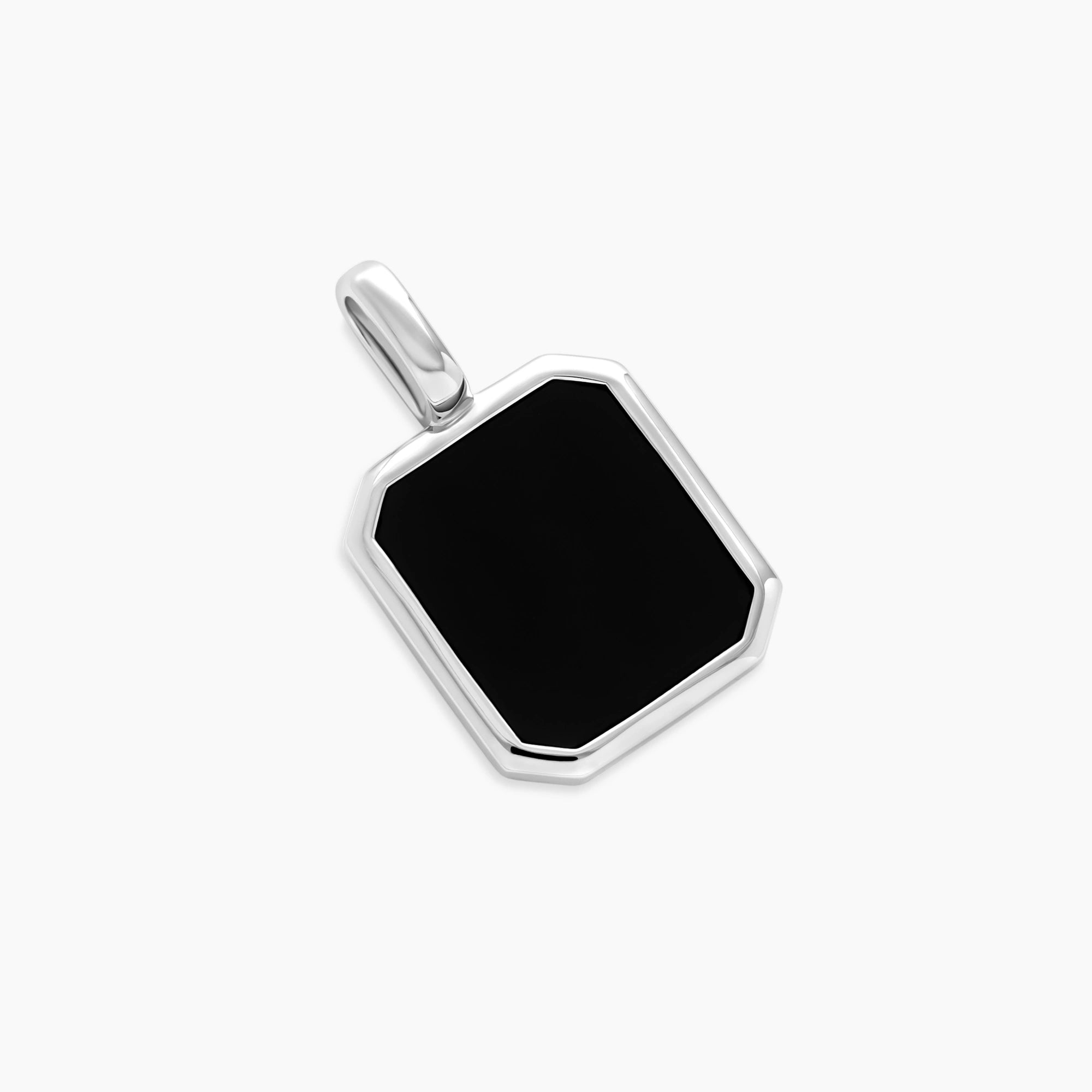 Sterling Silver Onyx Pendant