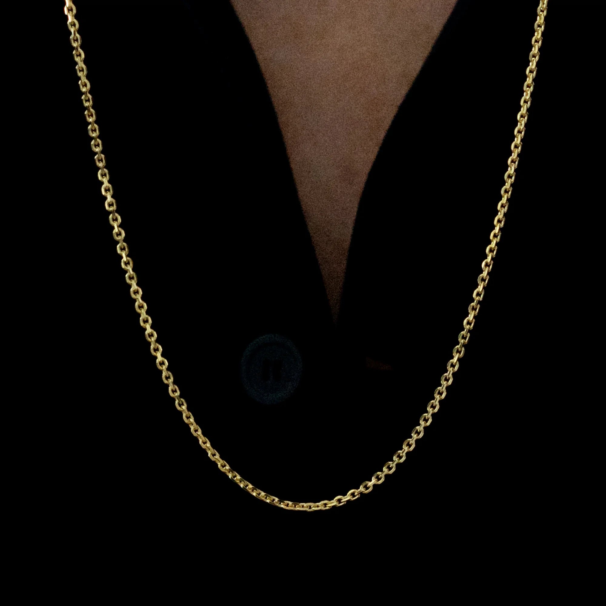 Cable Chain 2mm Gold