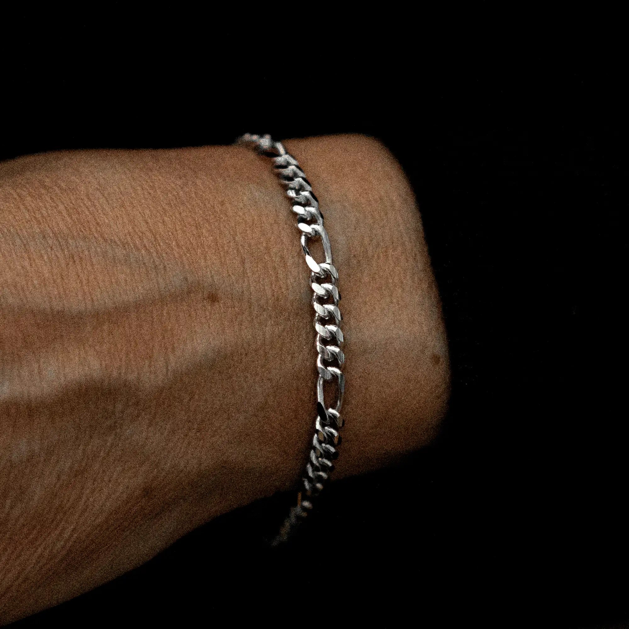Figaro Bracelet 5mm Sterling Silver