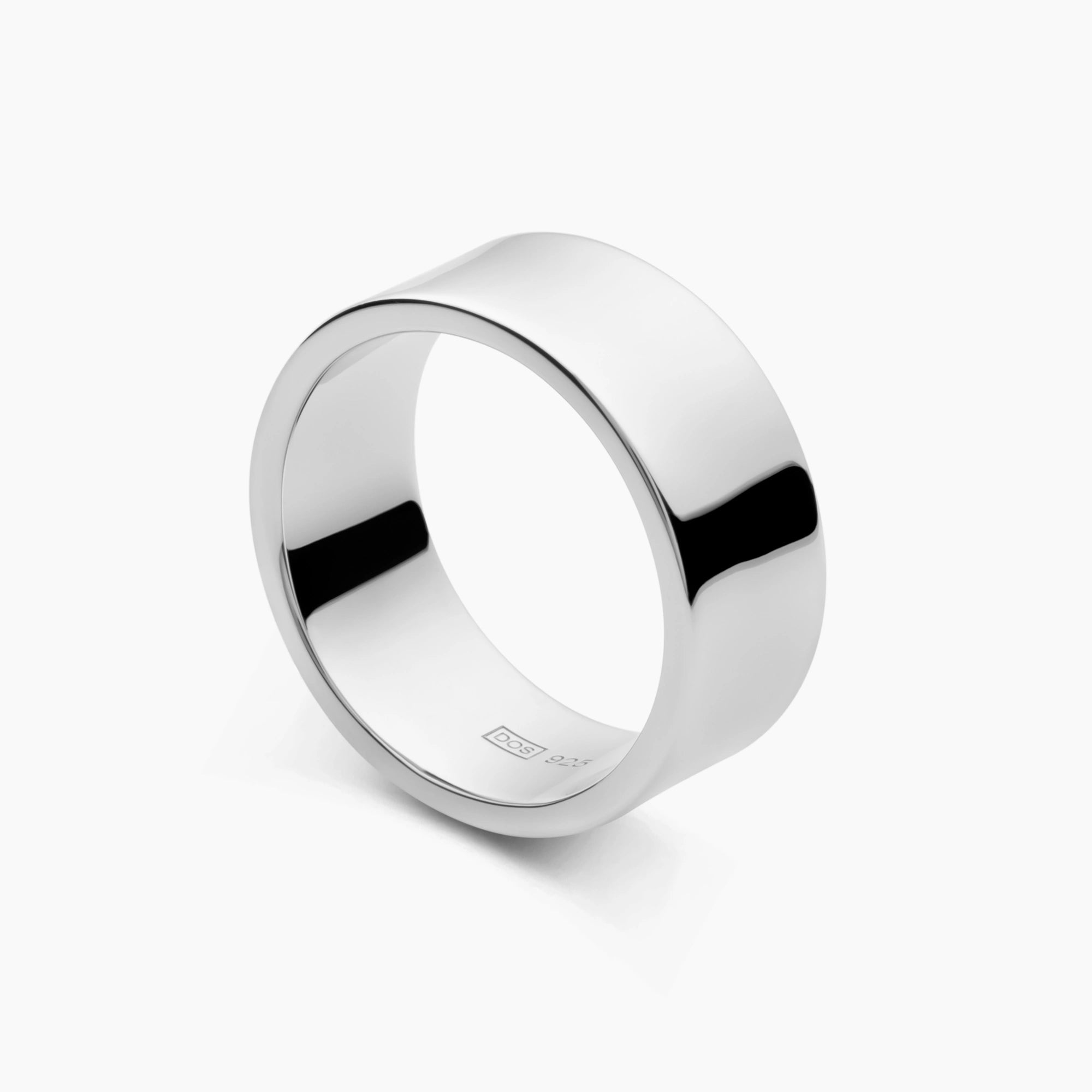 Polished 10mm Ring Sterling Silver