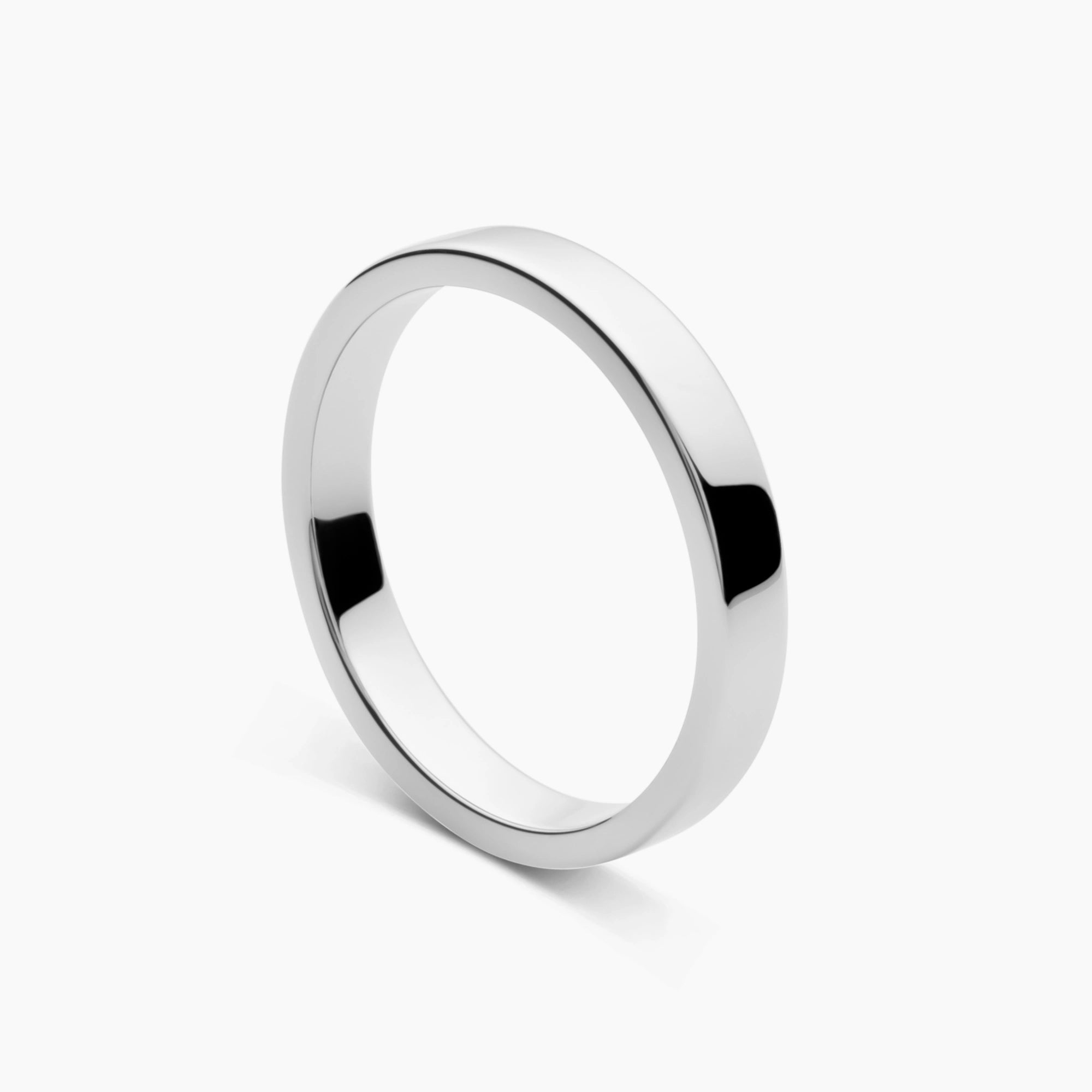Polished 4mm Ring Sterling Silver