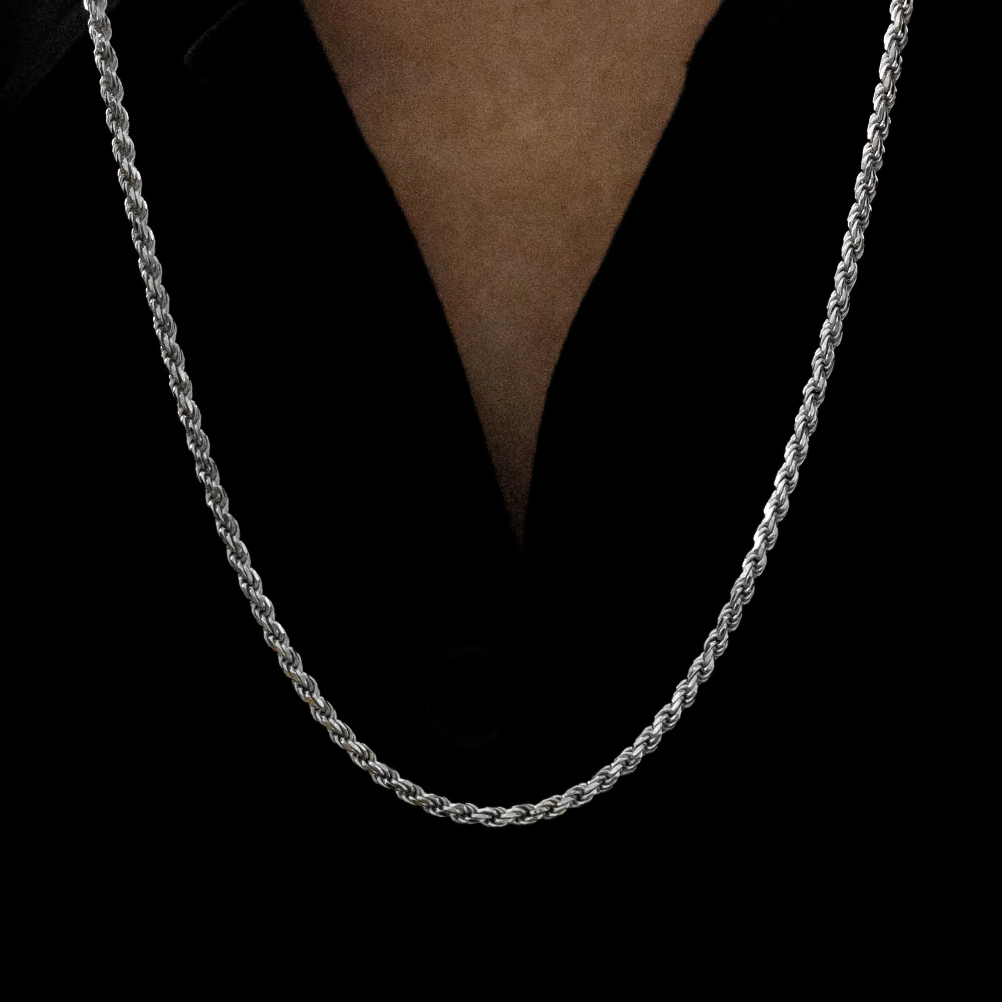 Rope Chain 4mm Sterling Silver