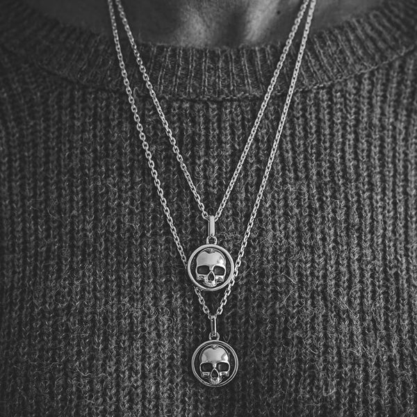 Double Skull Necklace
