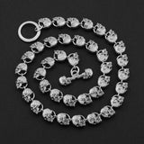 anatomical skull necklace