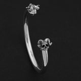Horned Skull Bangle