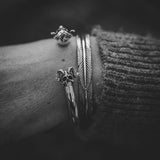 Horned Skull Bangle