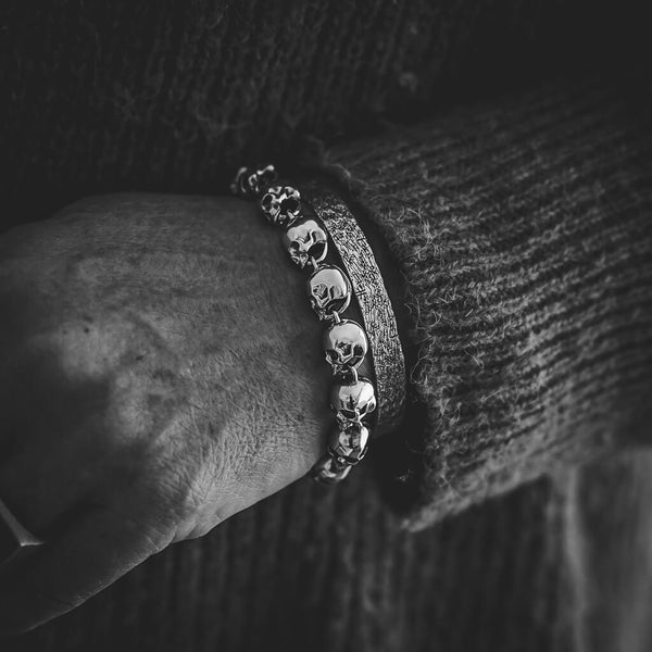 Jawless Skull Bracelet