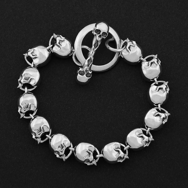 Jawless Skull Bracelet