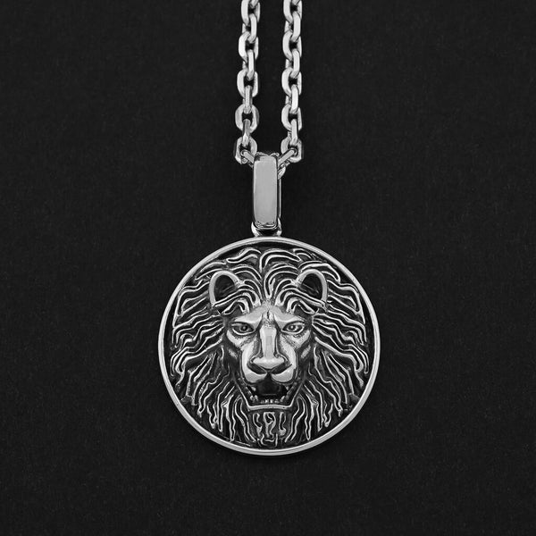 Lion Medallion Necklace