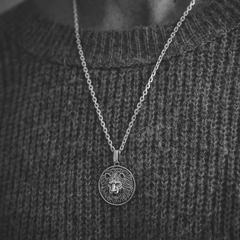 Lion Medallion Necklace