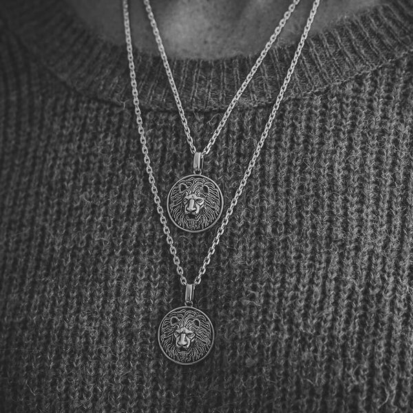 Lion Medallion Necklace
