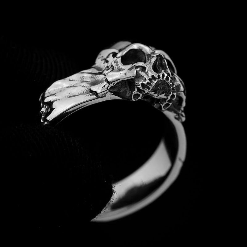 Mini Plague Skull Ring