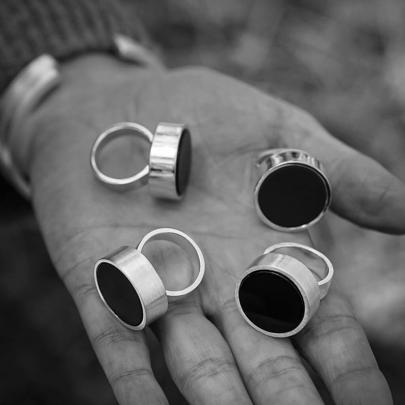 Onyx Ring - Brushed