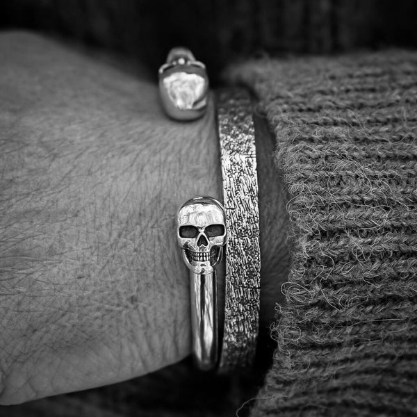 Skull Bangle - Medium