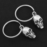 Skull Hoop Earrings