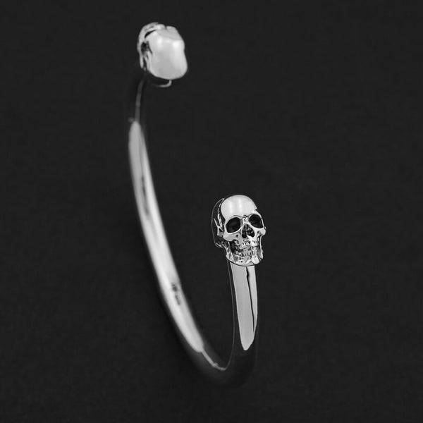 small anatomical skull bangle