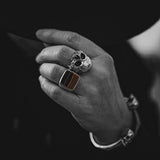 Tiger Eye Signet Ring