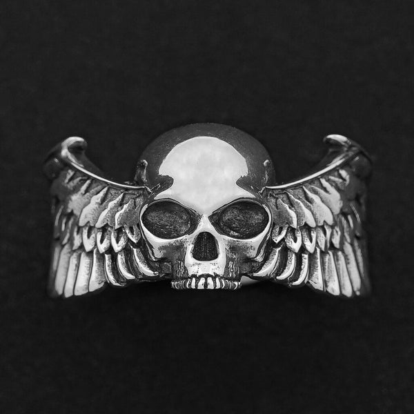 Winged Skull Ring
