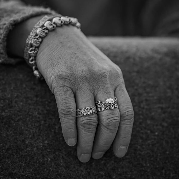 Winged Skull Ring