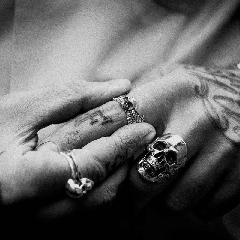 Winged Skull Ring